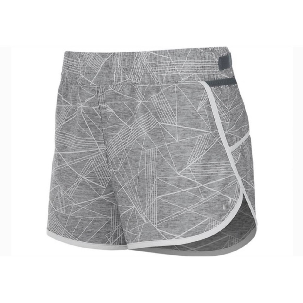Asics Gray Abstract Striped Women’s Distance Short